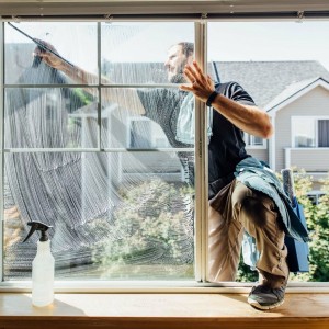 Как быстро помыть окна